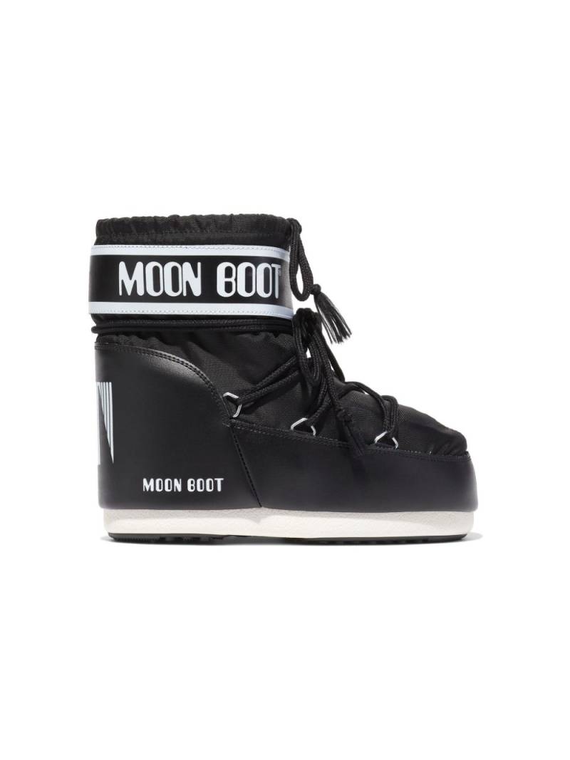 Moon Boot Kids Icon low snow boots - Black von Moon Boot Kids