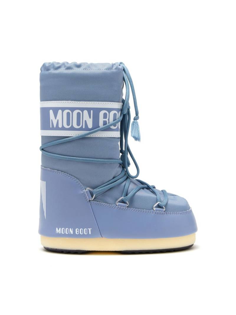 Moon Boot Kids Icon two-tone boots - Blue von Moon Boot Kids