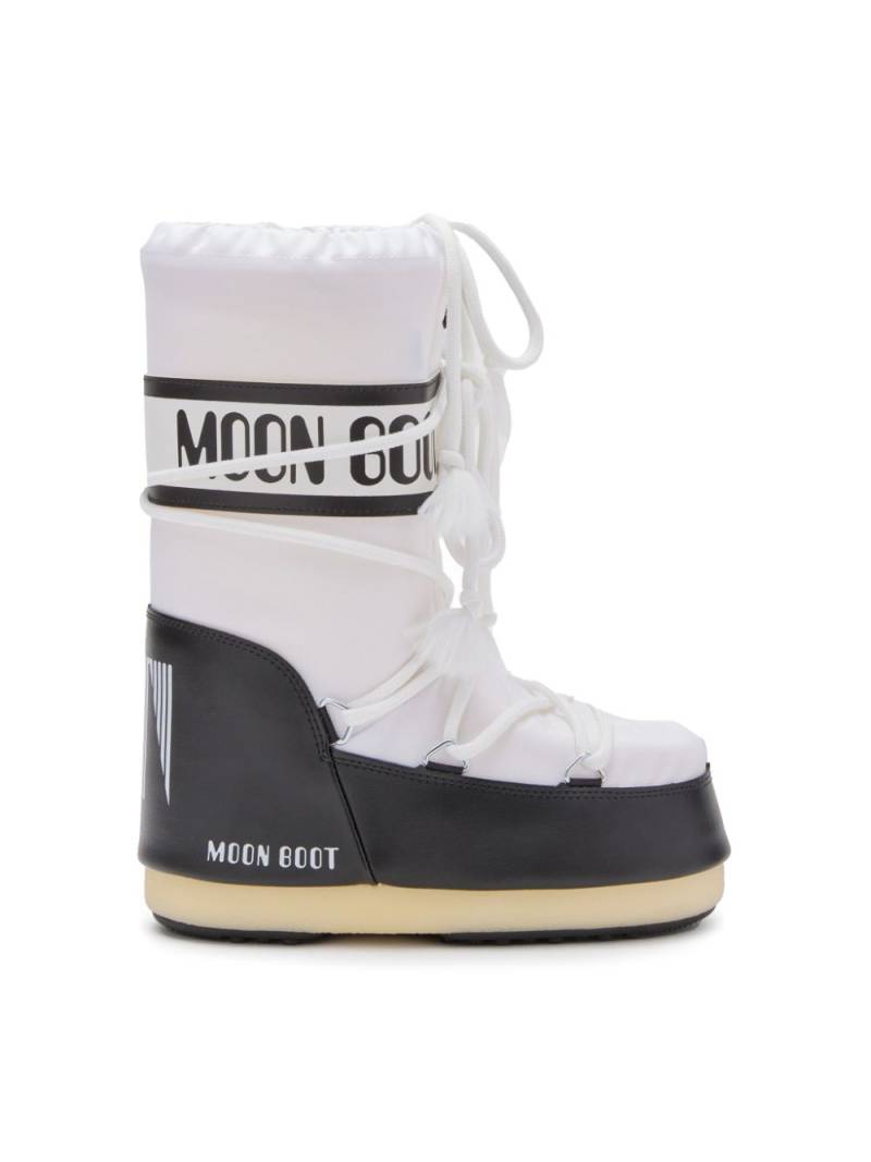 Moon Boot Kids Icon two-tone boots - White von Moon Boot Kids