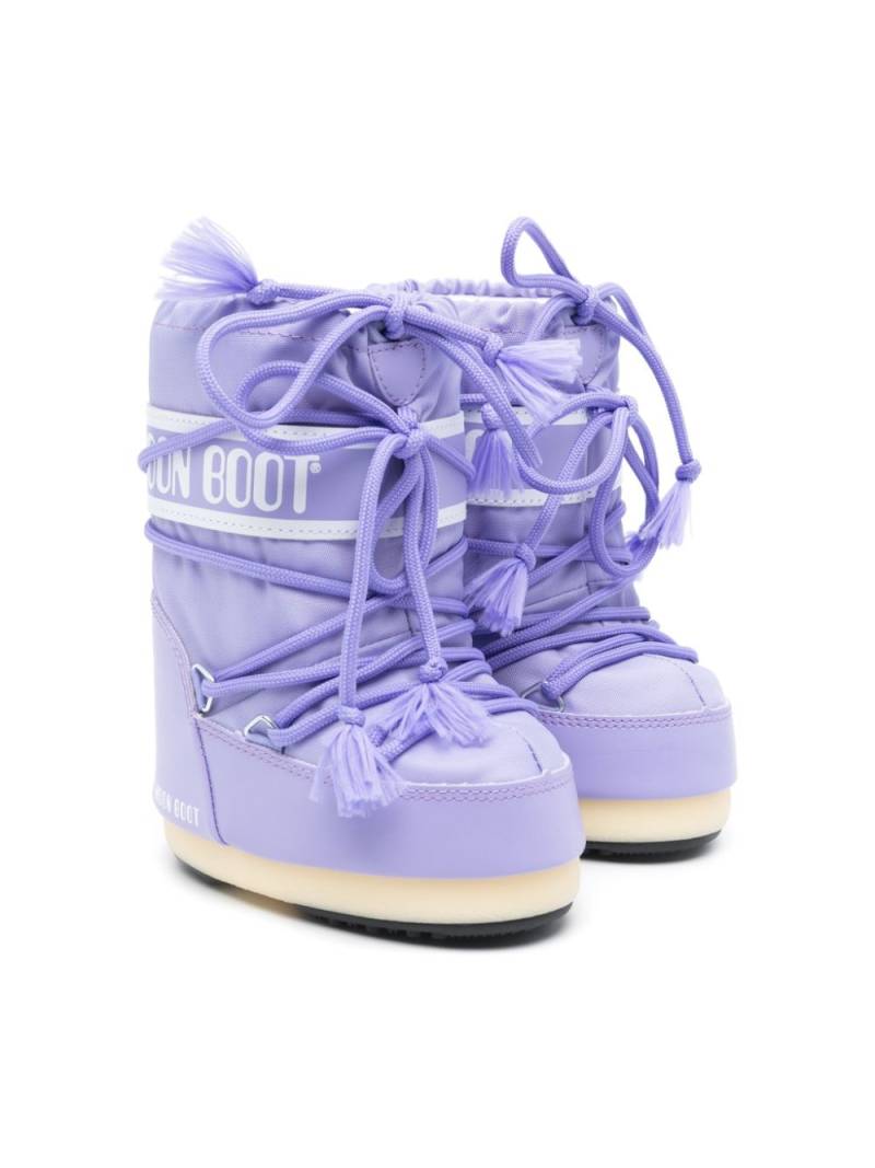 Moon Boot Kids MB Icon boots - Purple von Moon Boot Kids