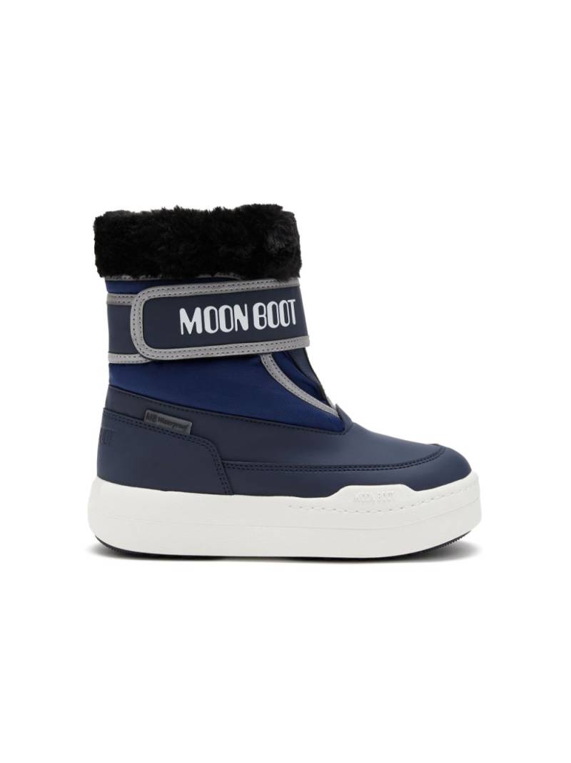 Moon Boot Kids Park flatform snow boots - Blue von Moon Boot Kids