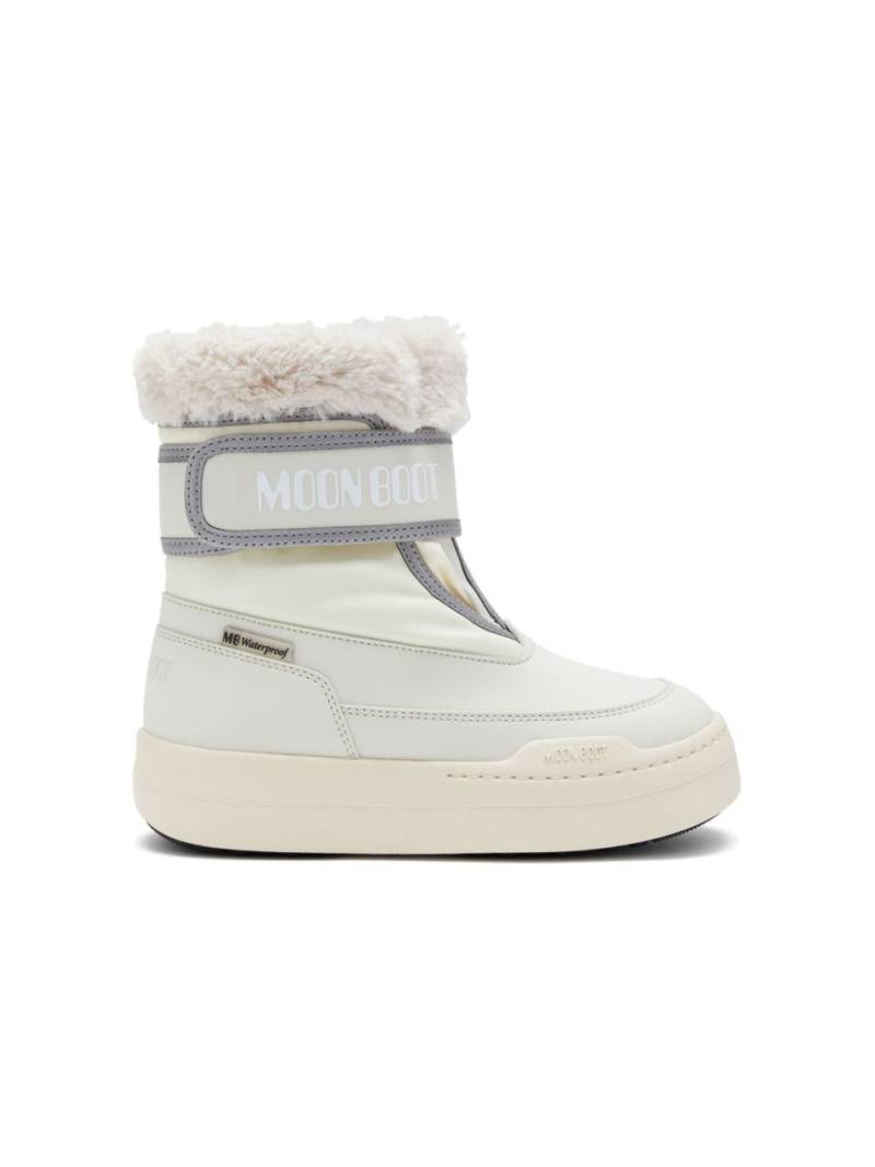 Moon Boot Kids Park flatform snow boots - White von Moon Boot Kids