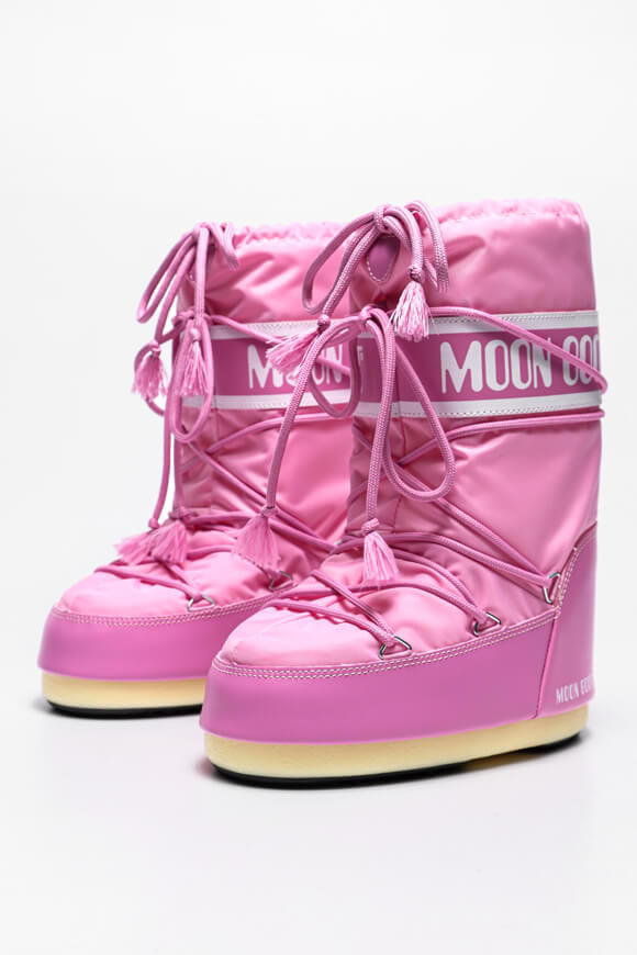 Moon Boot Icon Nylon Schneestiefel | Pink | Mädchen | EU27-30 Moon Boot Icon Nylon Schneestiefel | Pink | Mädchen | EU27-30 von Moon Boot