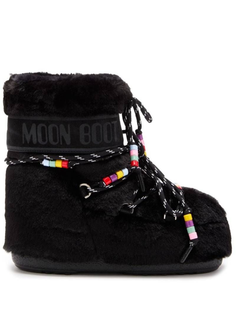 Moon Boot Icon bead-detailing boots - Black von Moon Boot