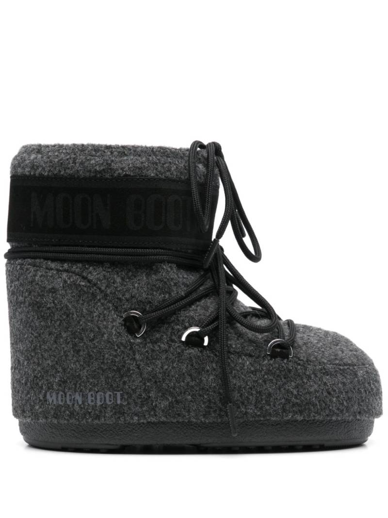 Moon Boot Icon felt boots - Grey von Moon Boot