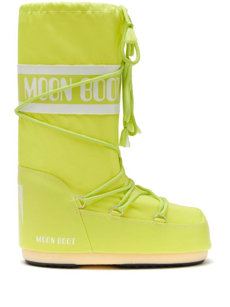 Moon Boot Icon logo-print boots - Green von Moon Boot