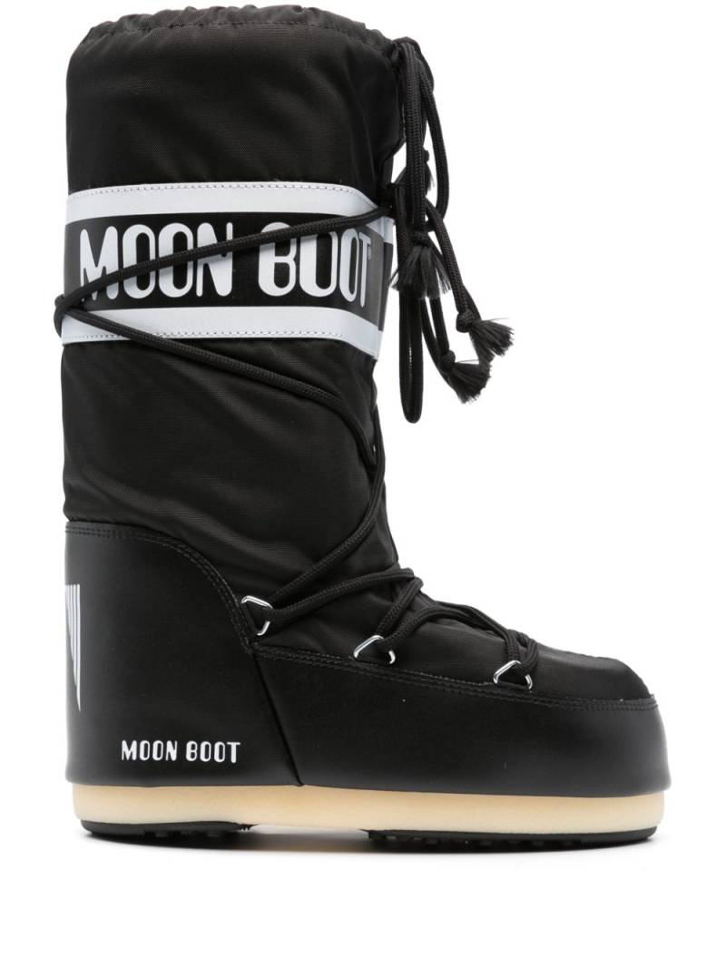 Moon Boot Icon panelled waterproof boots - Black von Moon Boot