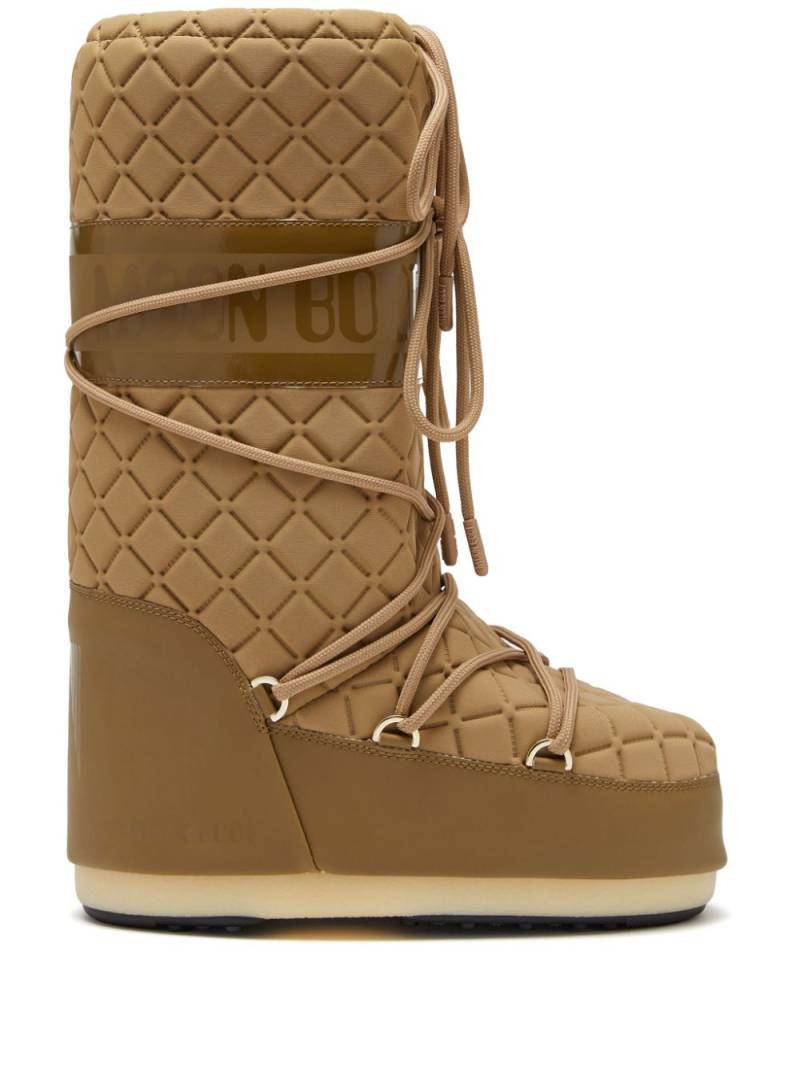 Moon Boot Icon quilted boots - Brown von Moon Boot