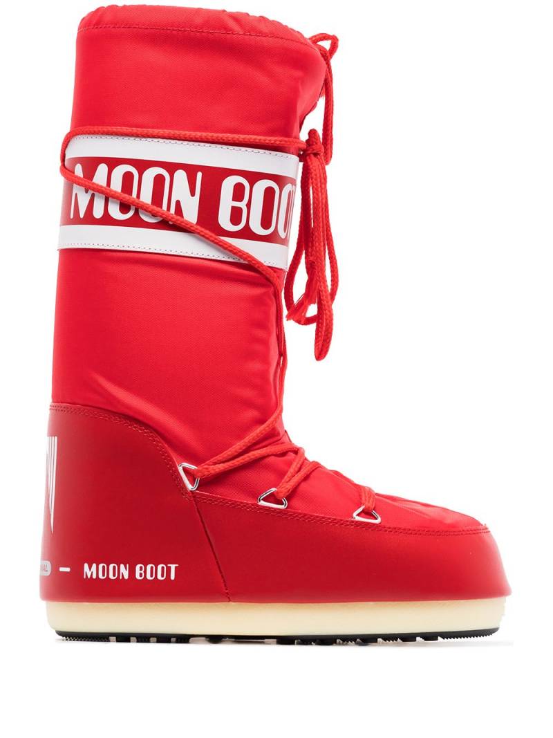 Moon Boot Icon logo snow boots - Red von Moon Boot