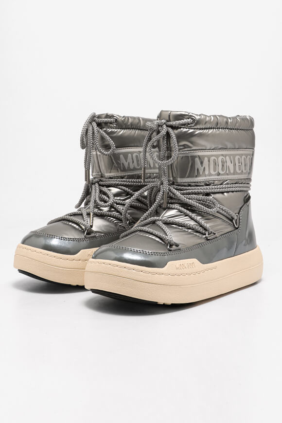 Moon Boot JR Park Puffer Schneestiefelette | Silver | Mädchen | EU35 Moon Boot JR Park Puffer Schneestiefelette | Silver | Mädchen | EU35 von Moon Boot