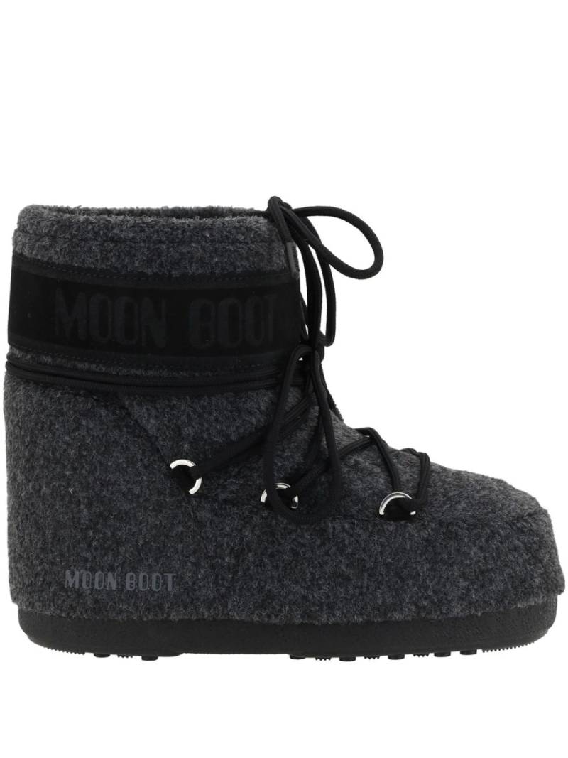 Moon Boot MB ICON LOW FELT BLACK MELANGE von Moon Boot