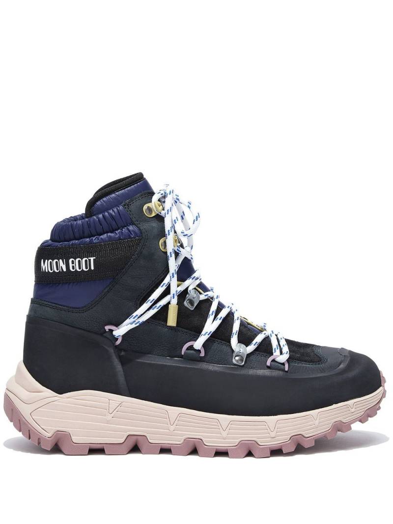 Moon Boot Tech Hiker lace-up ankle boots - Blue von Moon Boot