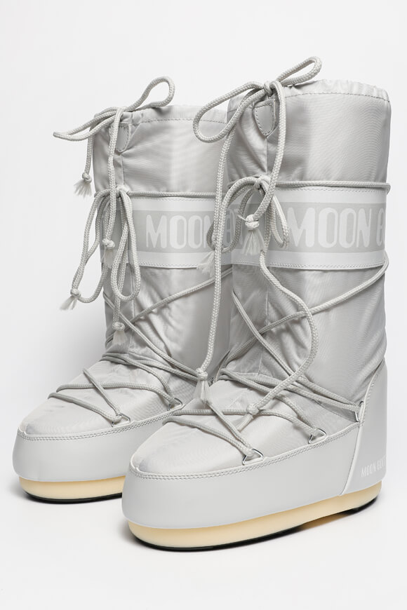 Moon Boot Icon Nylon Schneestiefel | Glacier Grey | Damen  | EU36-38 von Moon Boot