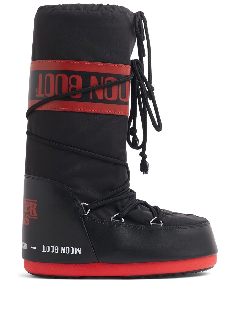 Moon Boot X Stranger Things Icon boots - Black von Moon Boot