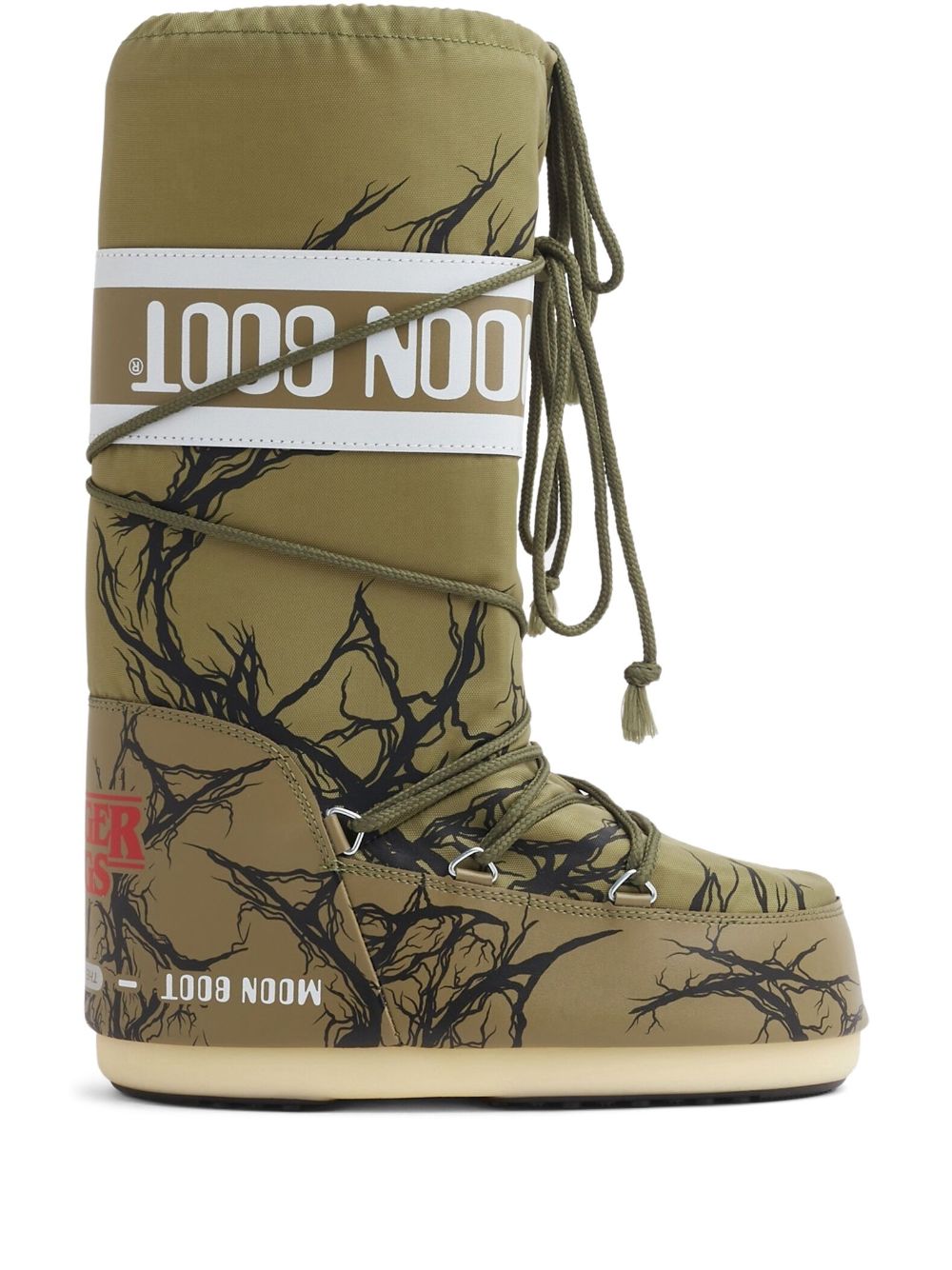 Moon Boot X Stranger Things Icon snow boots - Green von Moon Boot