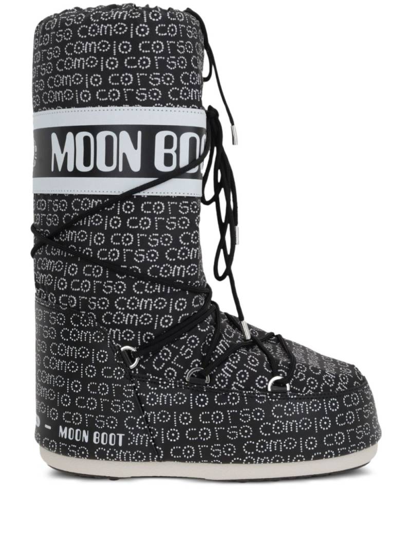 Moon Boot x 10 Corso Como Icon boots - Black von Moon Boot