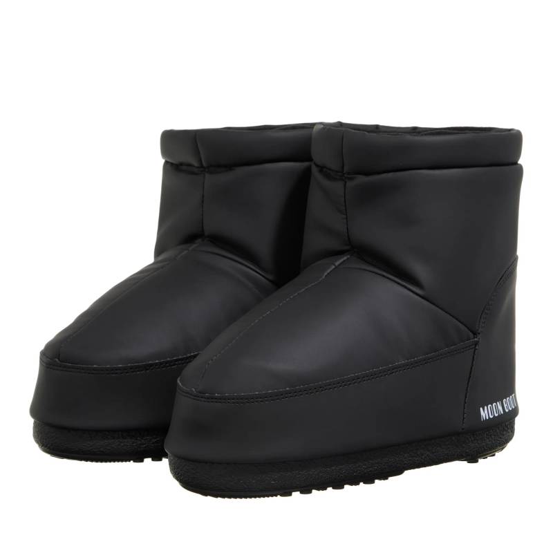 Moonboot Boots & Stiefeletten - Mb Icon Low Nolace Rubber - Gr. 33_35 - in Schwarz - für Damen von Moonboot