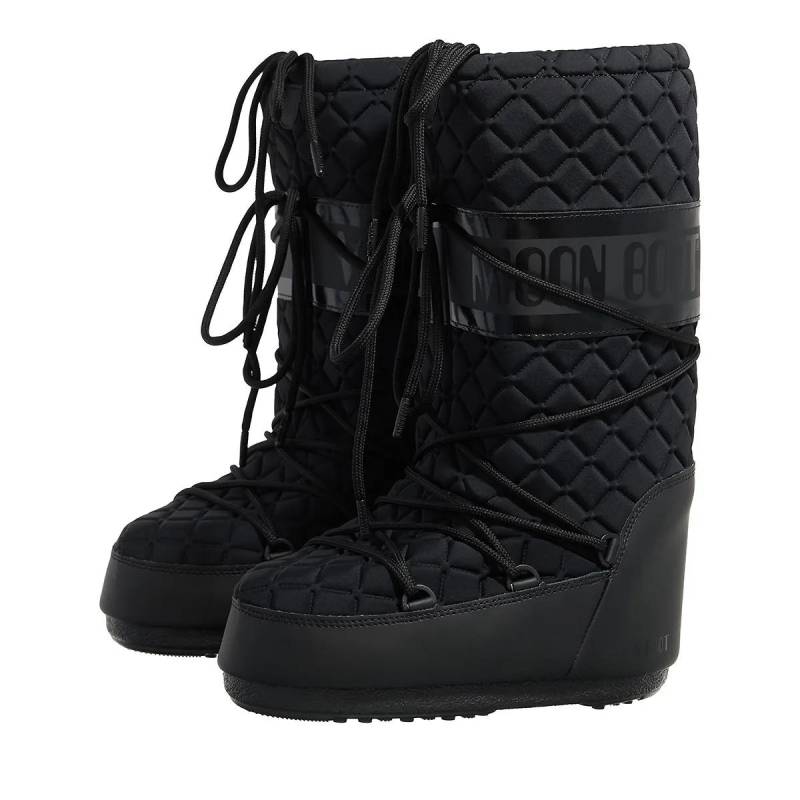 Moonboot Boots & Stiefeletten - Mb Icon Quilt - Gr. 35_38 - in Schwarz - für Damen von Moonboot