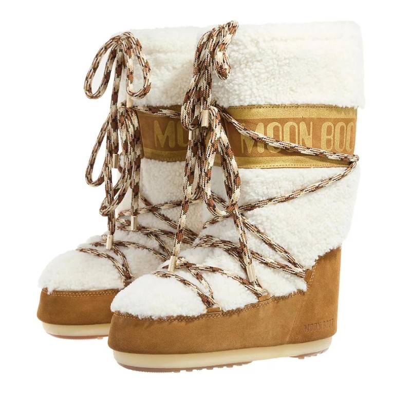 Moonboot Boots & Stiefeletten - Mb Icon Shearling - Gr. 35_38 - in Braun - für Damen von Moonboot