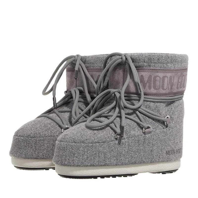 Moonboot Stiefel & Boots - Mb Icon Low Felt - Gr. 36_38 - in Grau - für Damen von Moonboot