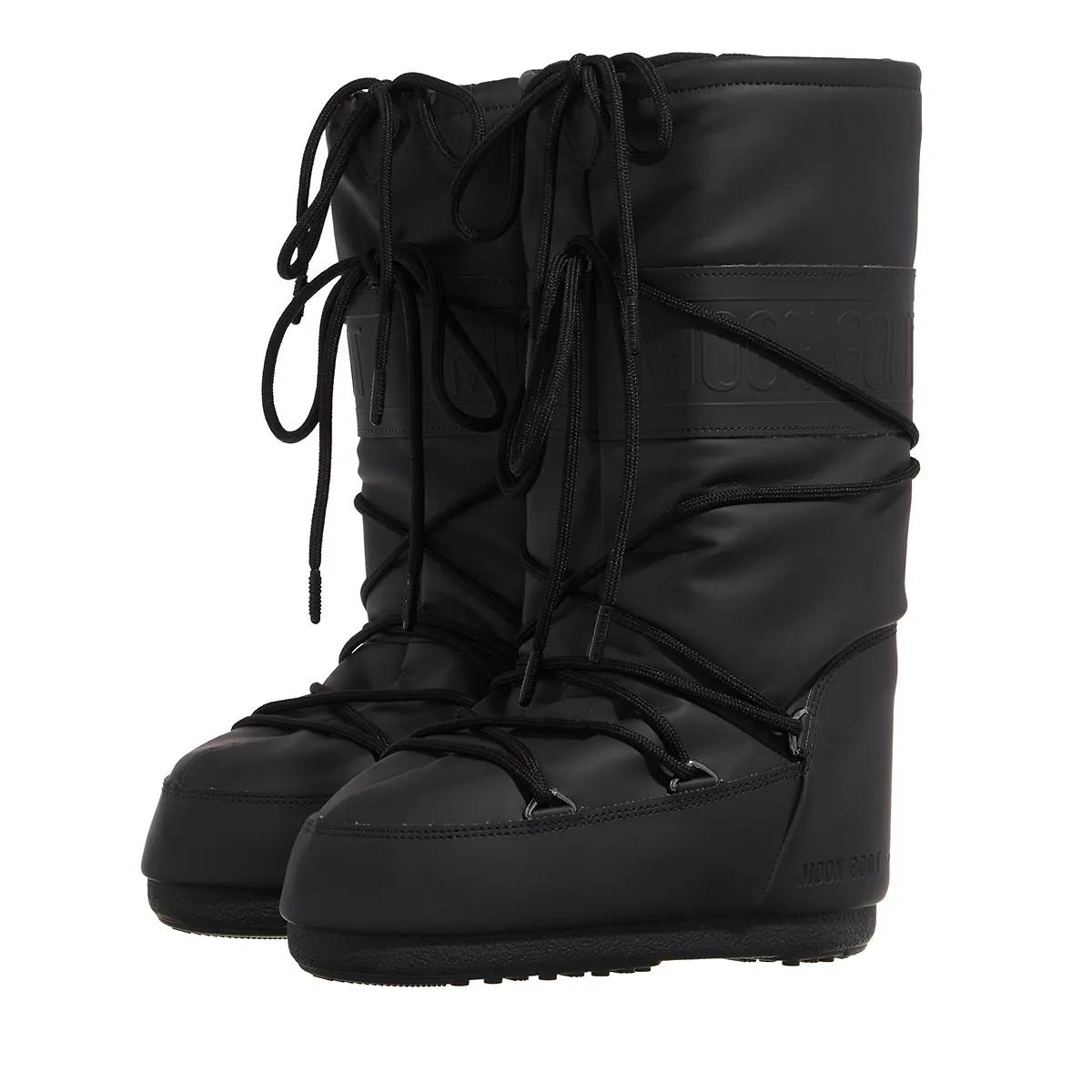 Moonboot Stiefel & Boots - Mb Icon Rubber - Gr. 35_38 - in Schwarz - für Damen von Moonboot