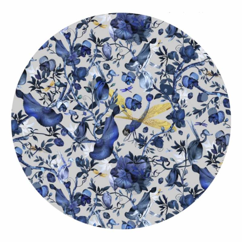 Biophillia Teppich, Farbe blue/grey, Grösse d. 350 cm von Moooi Carpets