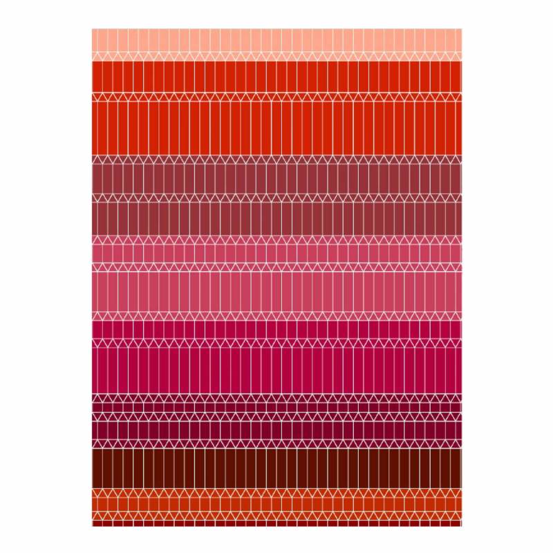 ZigZag Teppich, Farbe red, Grösse 300 x 400 cm von Moooi Carpets