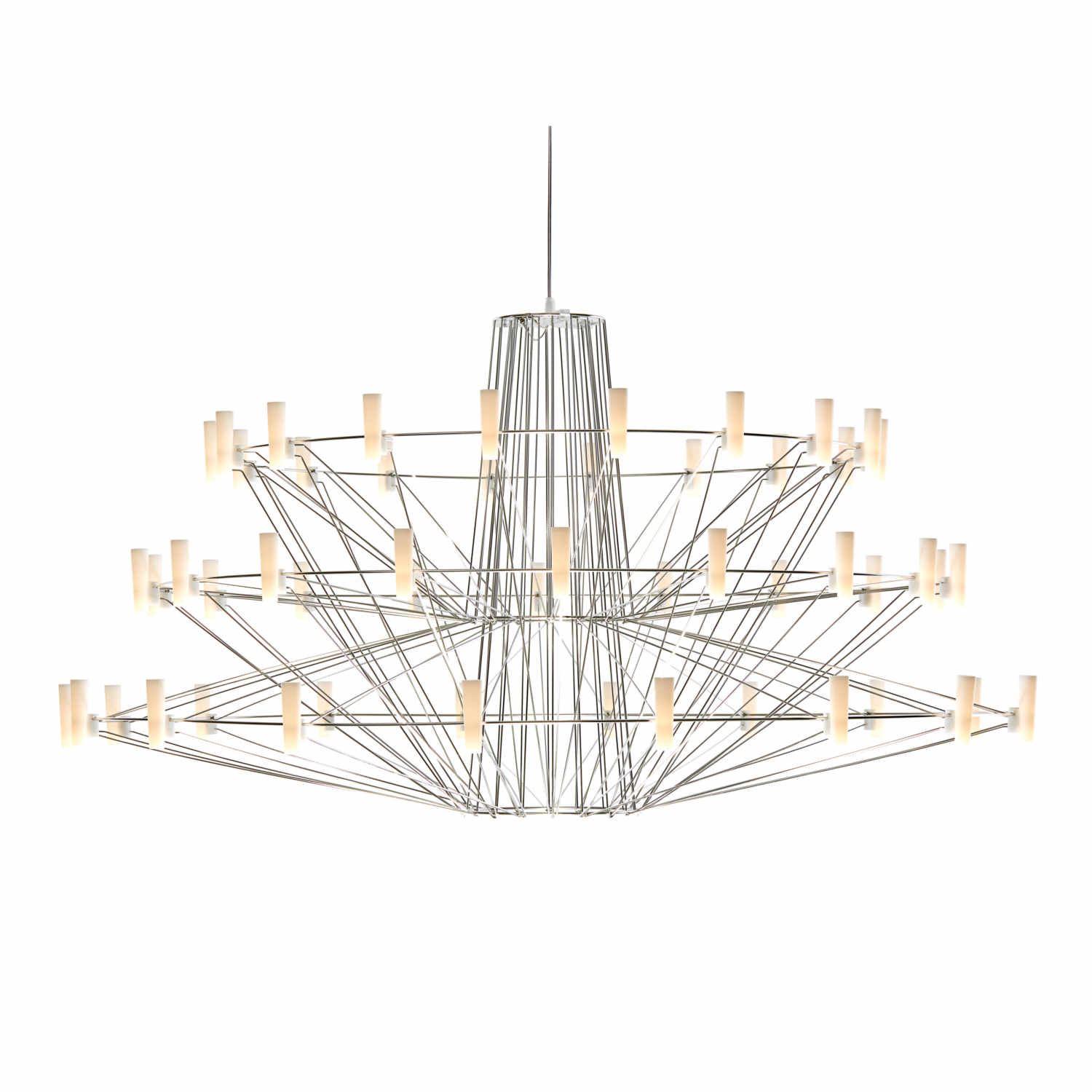 Coppélia Suspended LED Kronleuchter, Farbe schwarz-satin Coppélia Suspended LED Kronleuchter, Farbe schwarz-satin von Moooi