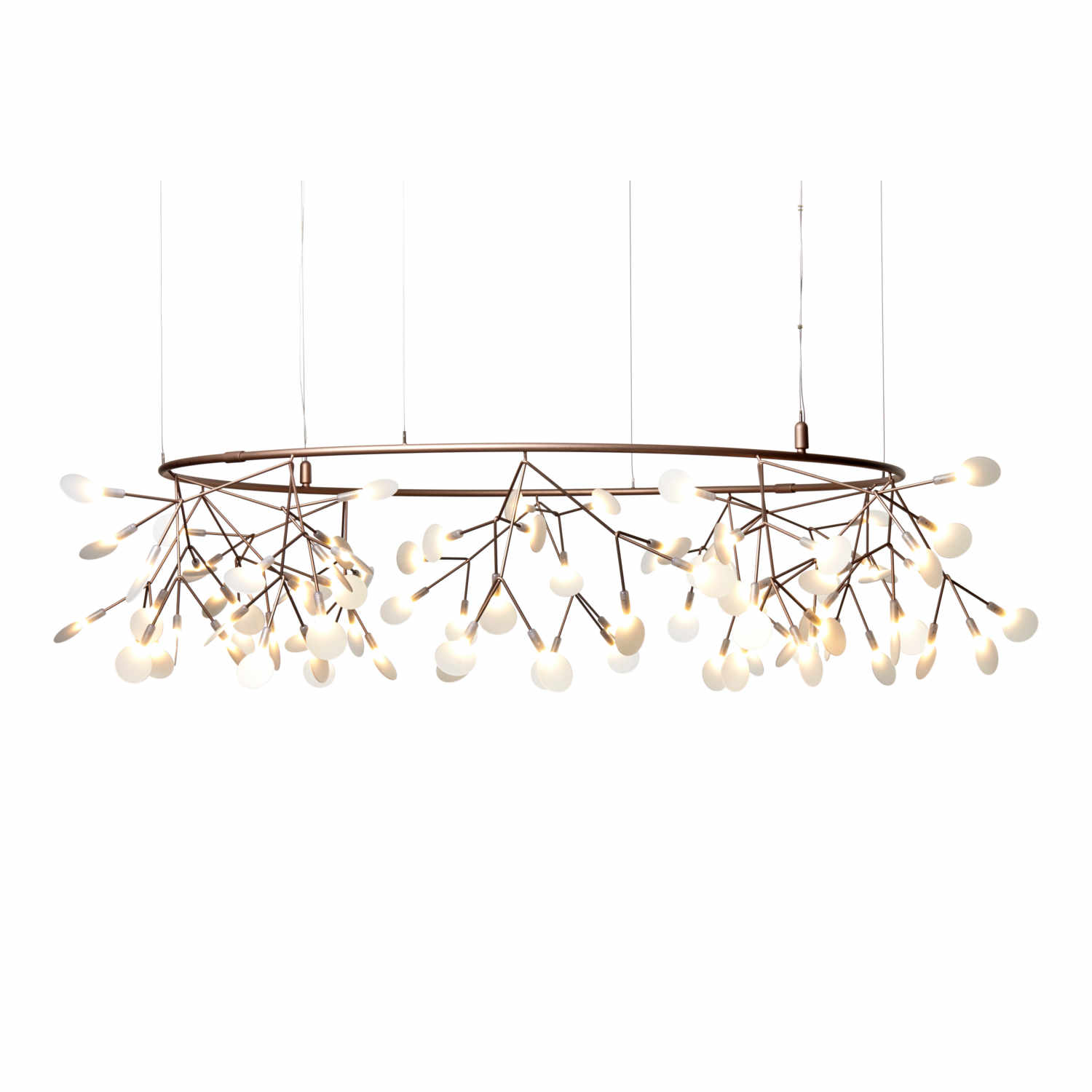 Heracleum III The Small Big O LED Hängeleuchte, Ausführung weiss Heracleum III The Small Big O LED Hängeleuchte, Ausführung weiss von Moooi