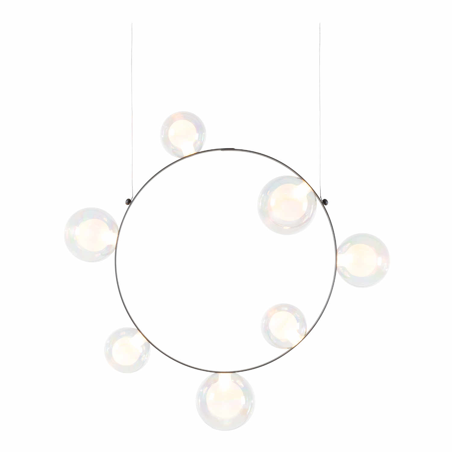 Hubble Bubble LED Hängeleuchte, Grösse b. 99 cm, Ausführung milchglas von Moooi