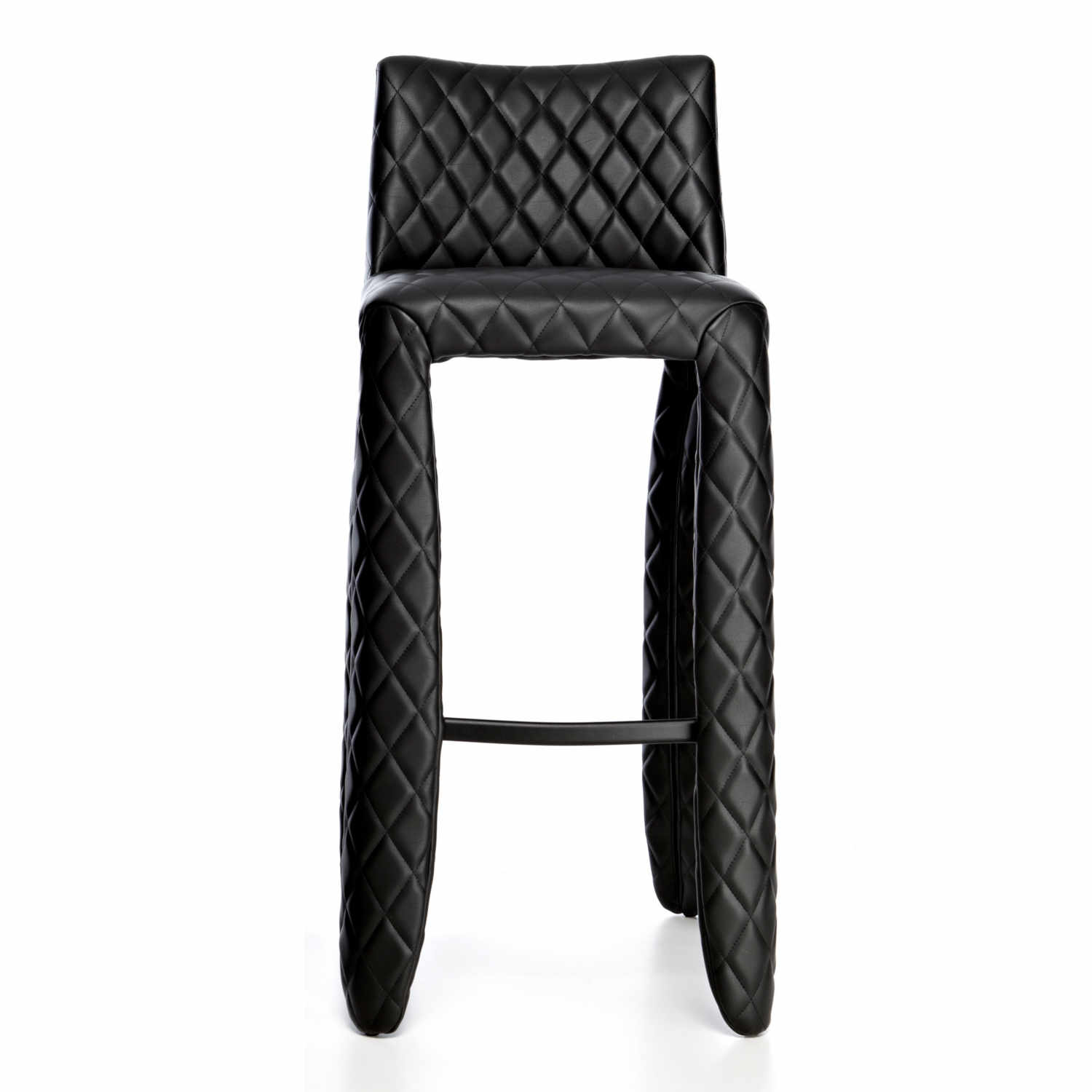 Monster Bar Stool Original Black Barhocker, Sitzhöhe 76 cm von Moooi