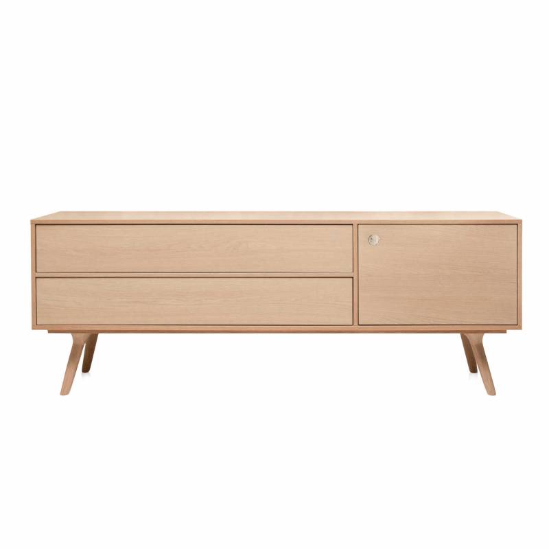 Zio Buffet Sideboard, Ausführung holz, white wash stained von Moooi