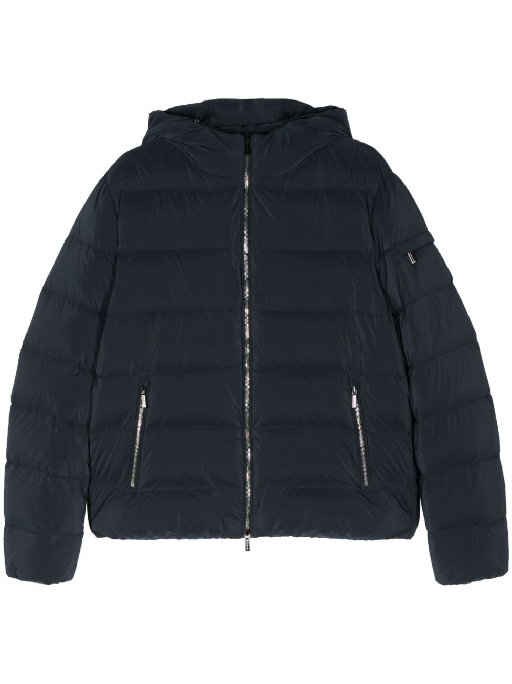 Moorer Alex hooded jacket - Blue von Moorer