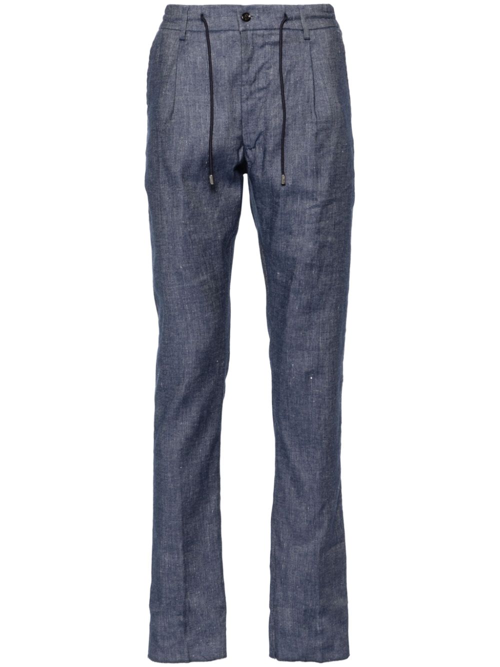 Moorer Anton-FSR straight-leg trousers - Blue von Moorer