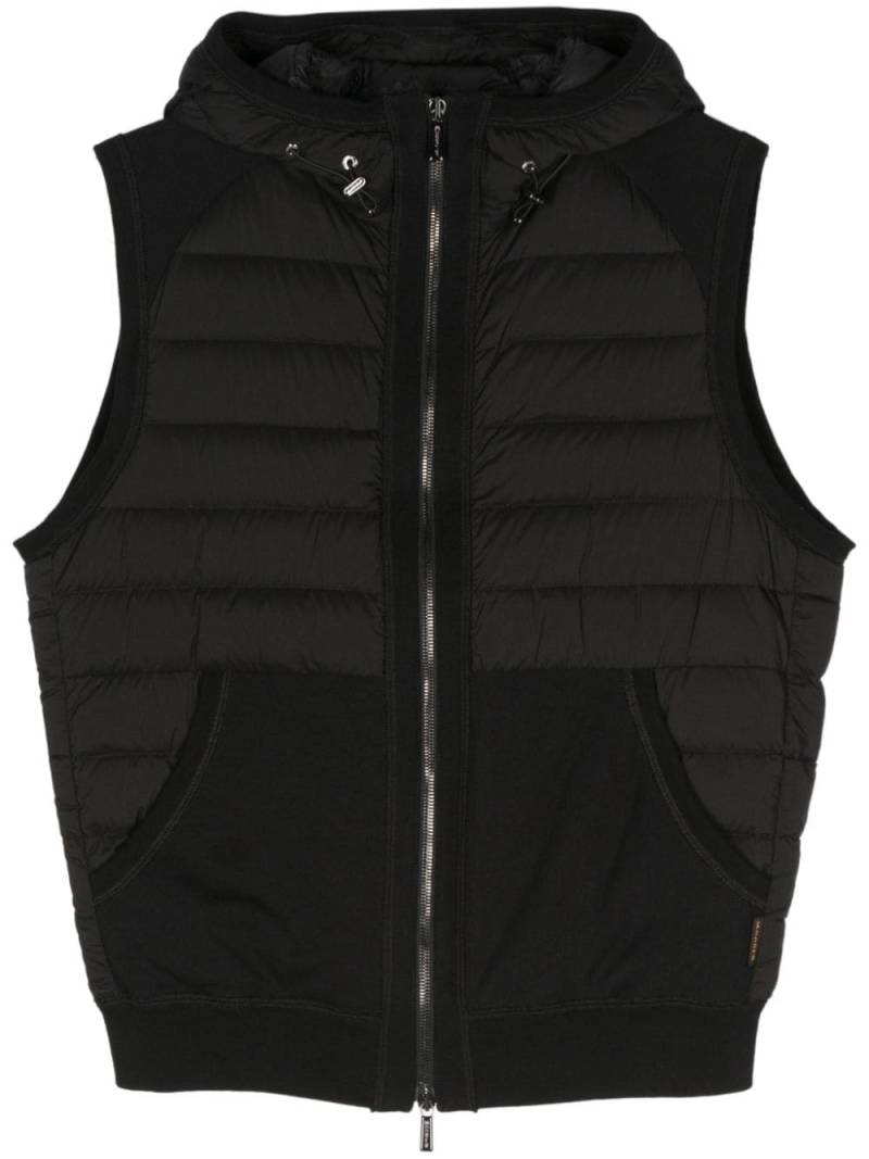 Moorer Arden panelled gilet - Black von Moorer