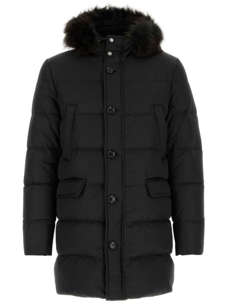 Moorer Barbiere-WK puffer coat - Black von Moorer