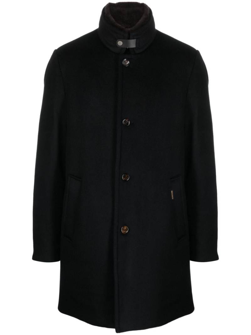 Moorer Bond-Fur-Le padded coat - Blue von Moorer