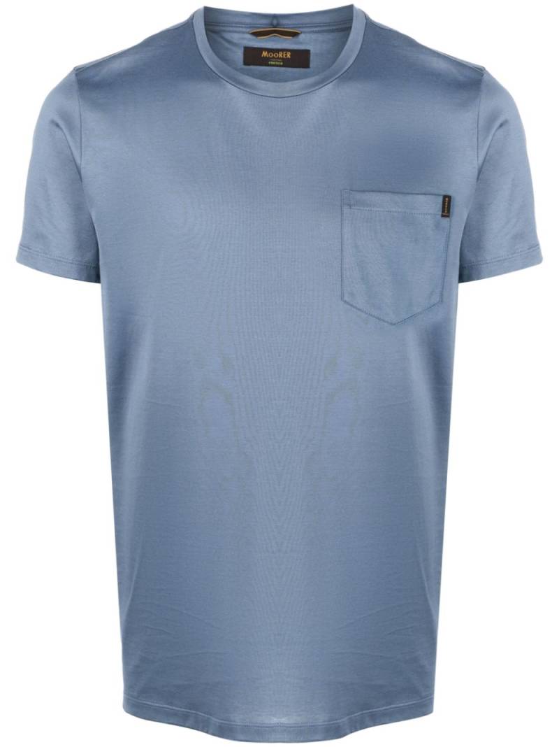 Moorer Bruzio-JCL cotton T-shirt - Blue von Moorer