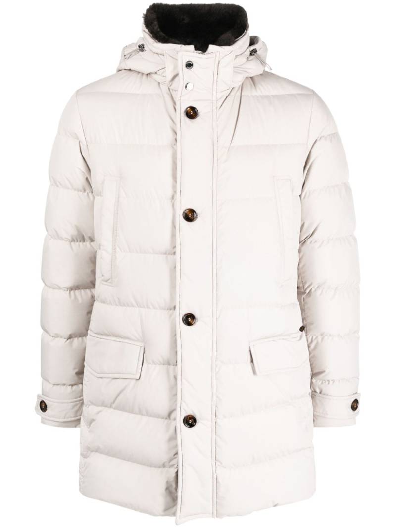 Moorer Saturno-STP padded coat - Grey von Moorer