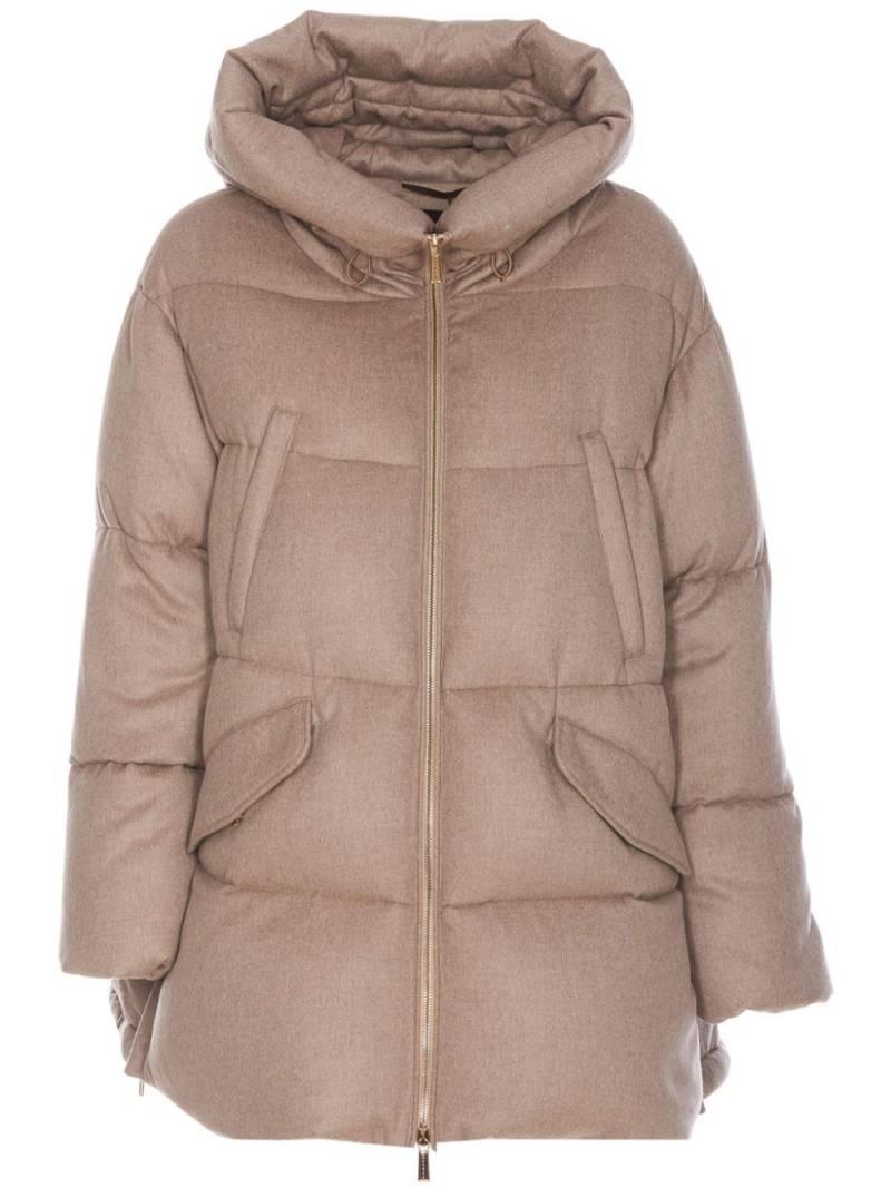 Moorer Calliope coat - Neutrals von Moorer