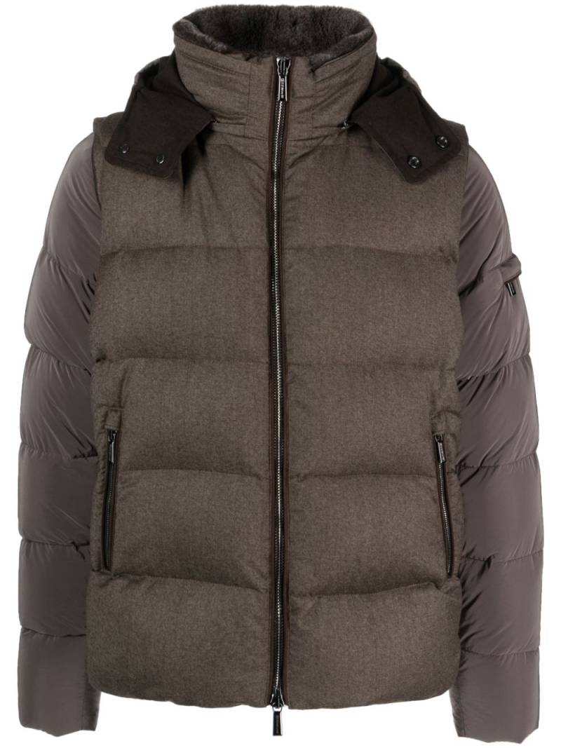 Moorer Casciano padded jacket - Brown von Moorer