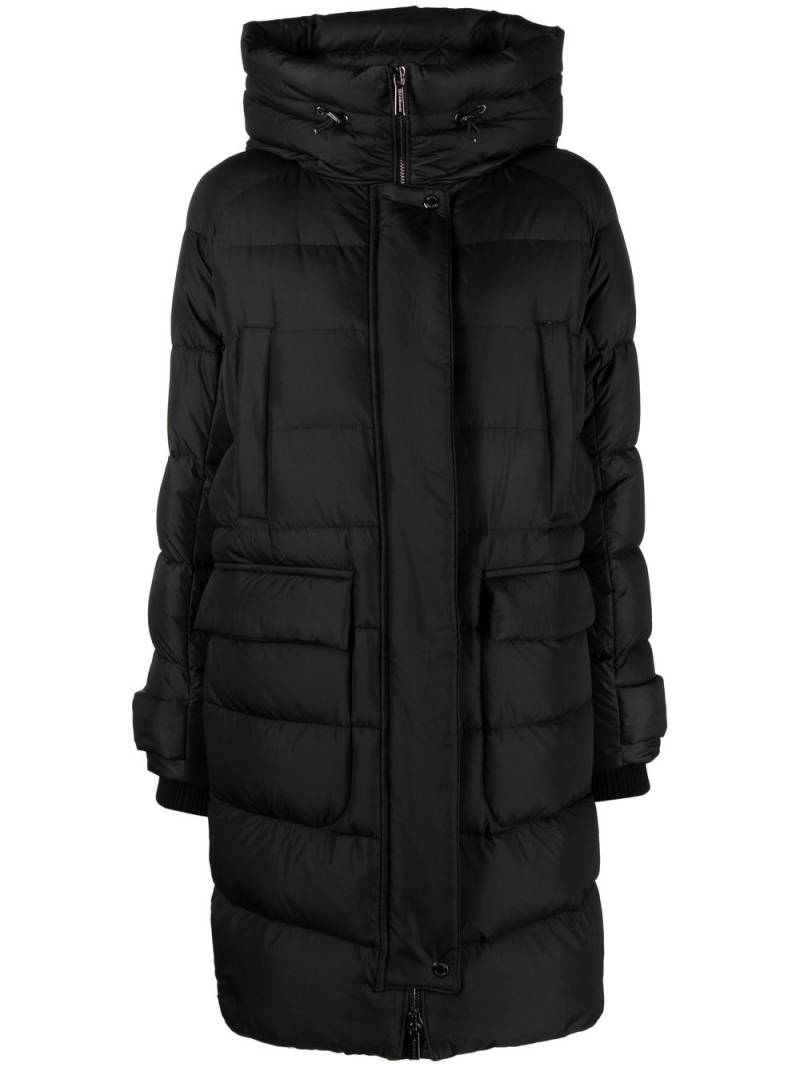 Moorer Christine puffed down coat - Black von Moorer