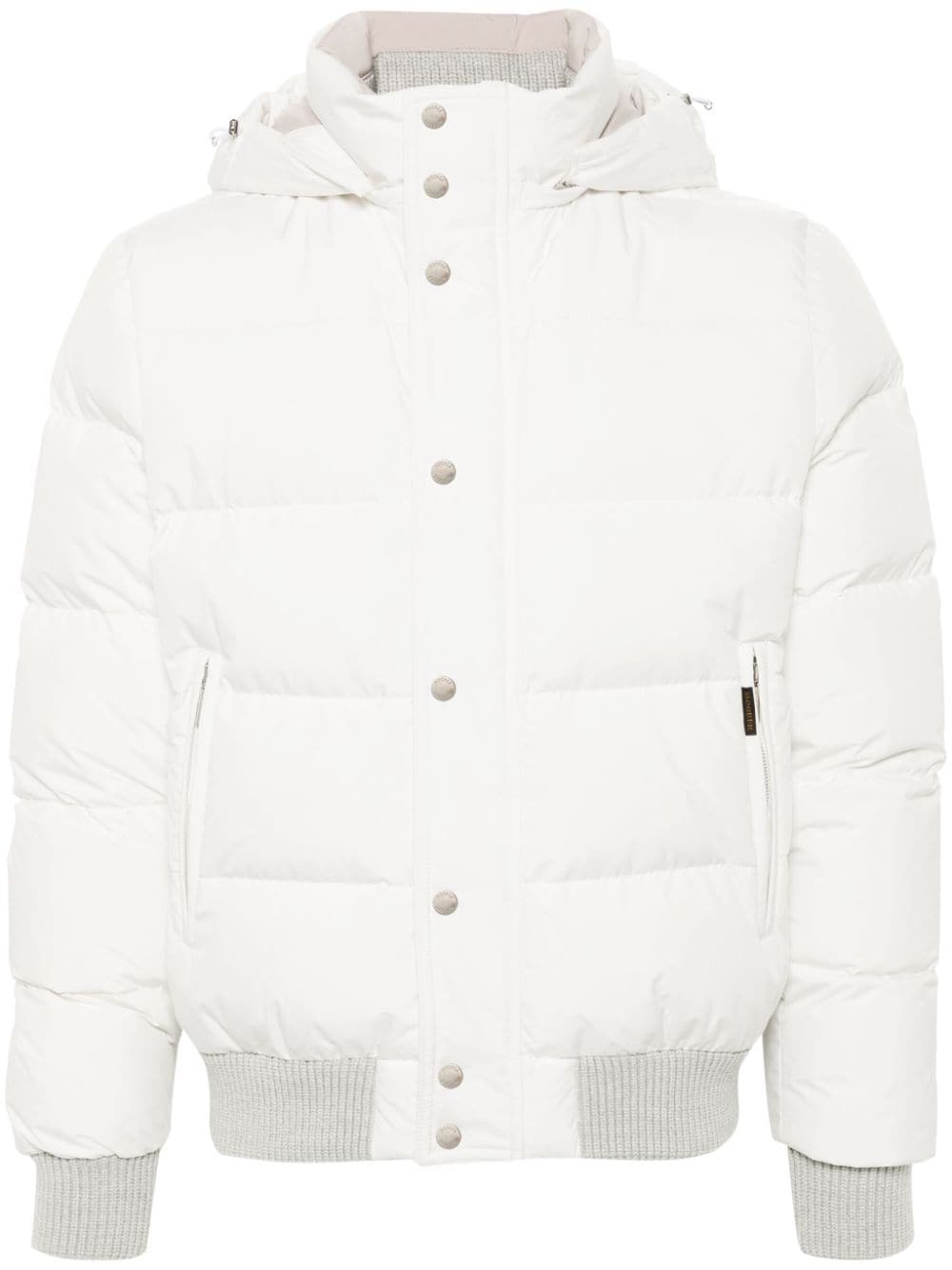 Moorer Coven jacket - White von Moorer