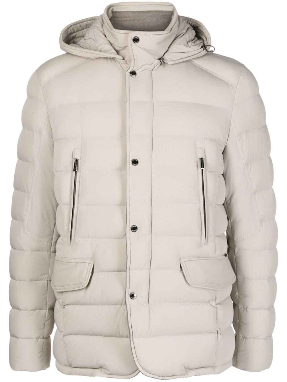 Moorer Craig-KN padded jacket - Grey von Moorer