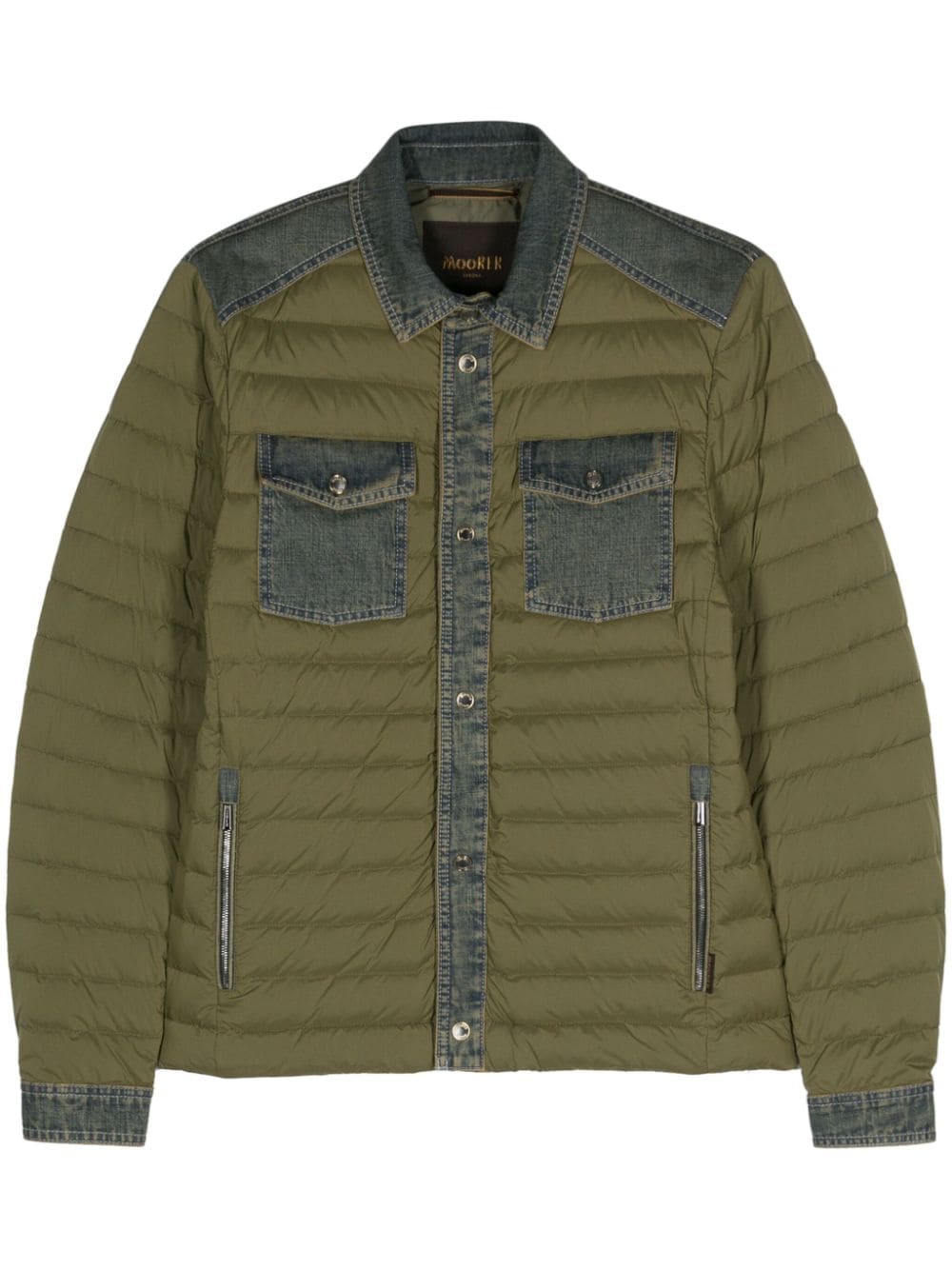 Moorer Crespi-01M padded jacket - Green von Moorer