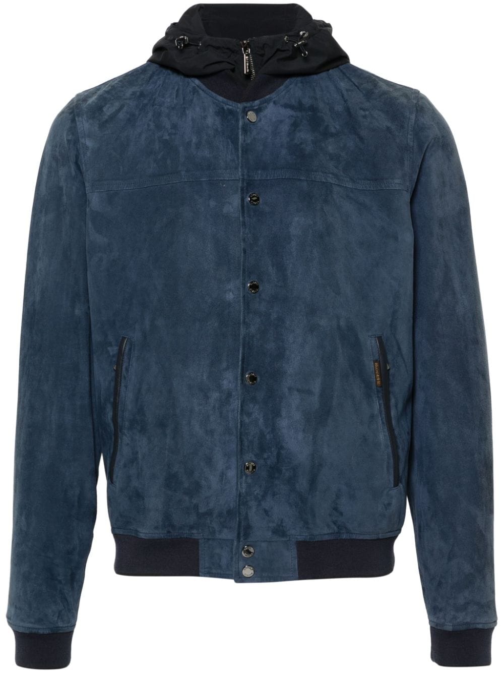 Moorer Darren suede jacket - Blue von Moorer