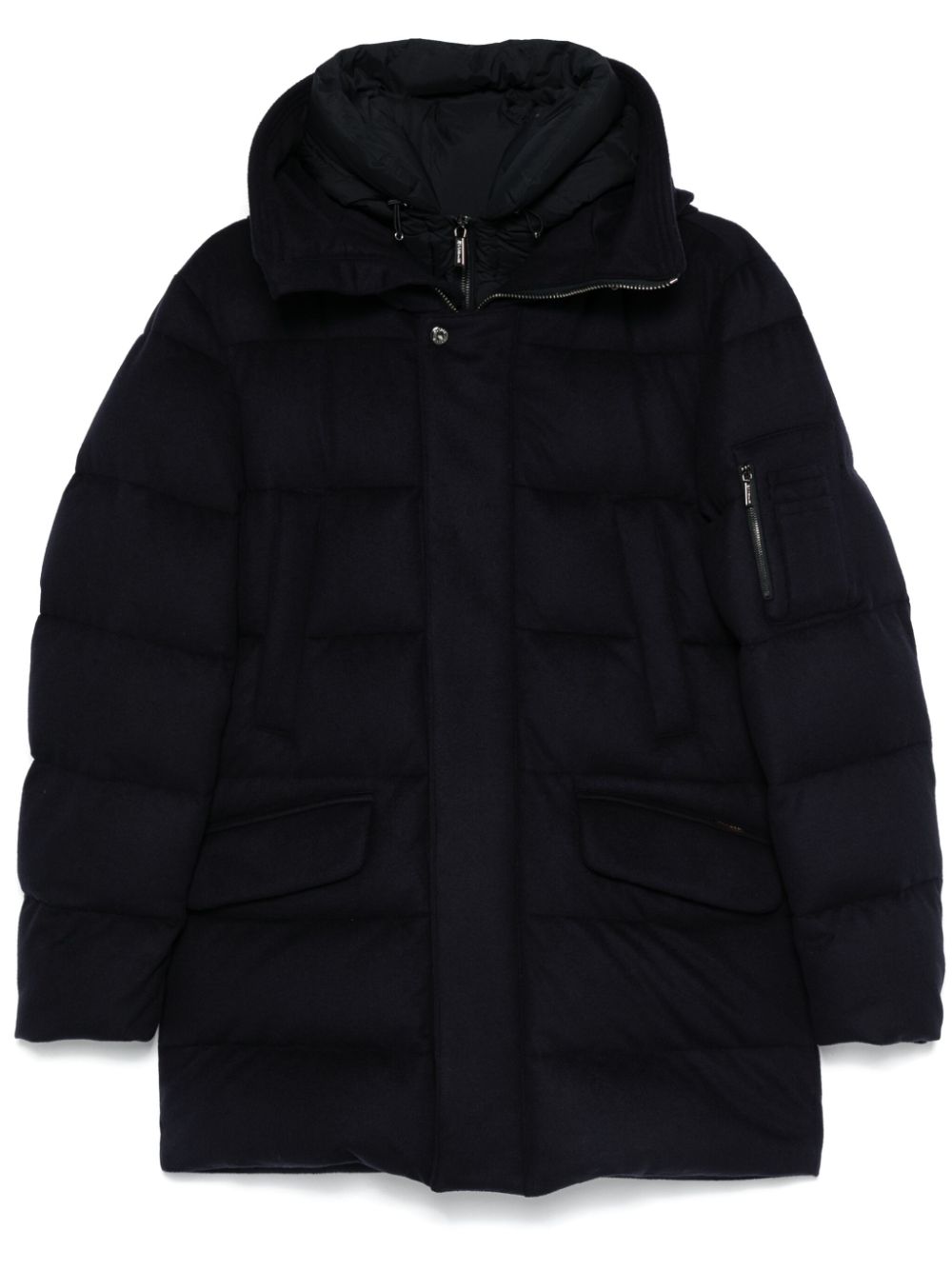 Moorer David padded coat - Blue von Moorer