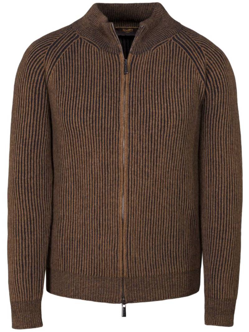 Moorer Dean-WSV cardigan - Brown von Moorer