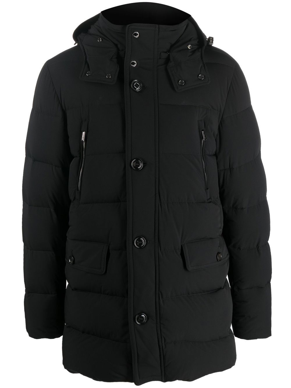 Moorer Gorner puffer coat - Black von Moorer