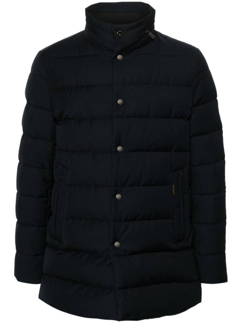 Moorer Imel padded coat - Blue von Moorer